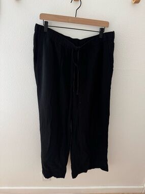 Eileen fisher gauze black Pants